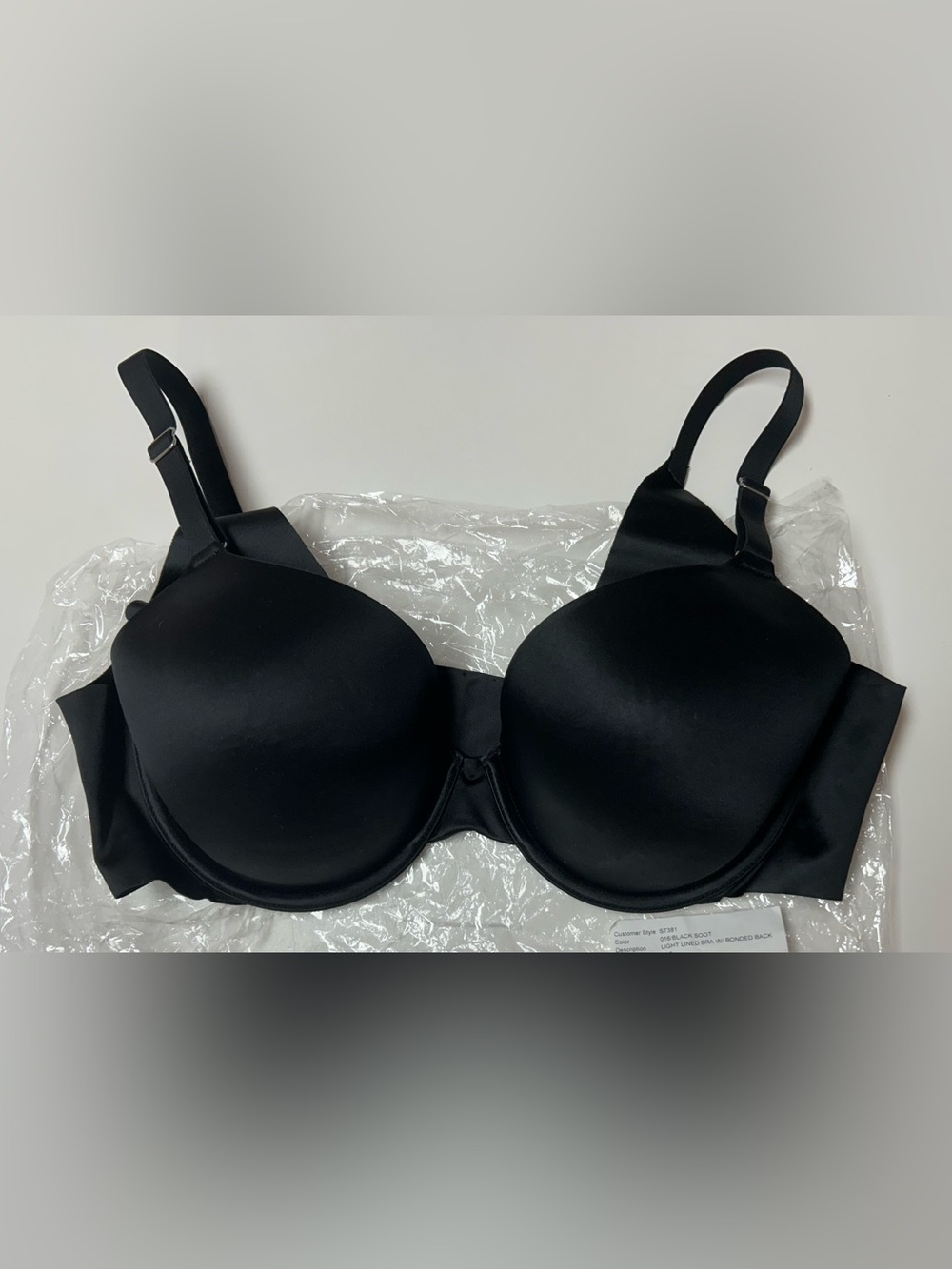Secret Tresures Black T-Shirt Bra - Smooth Molding Support